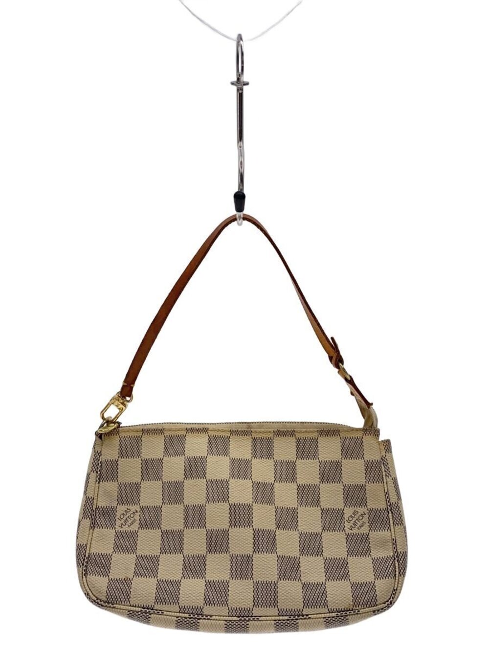 LOUIS VUITTON Pochette Accessoires Damier Azur White